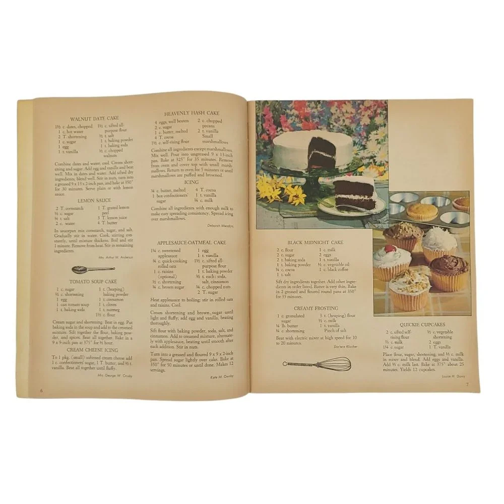Vintage 1980 Kitchen Fare Desserts Cookbook Illustrated